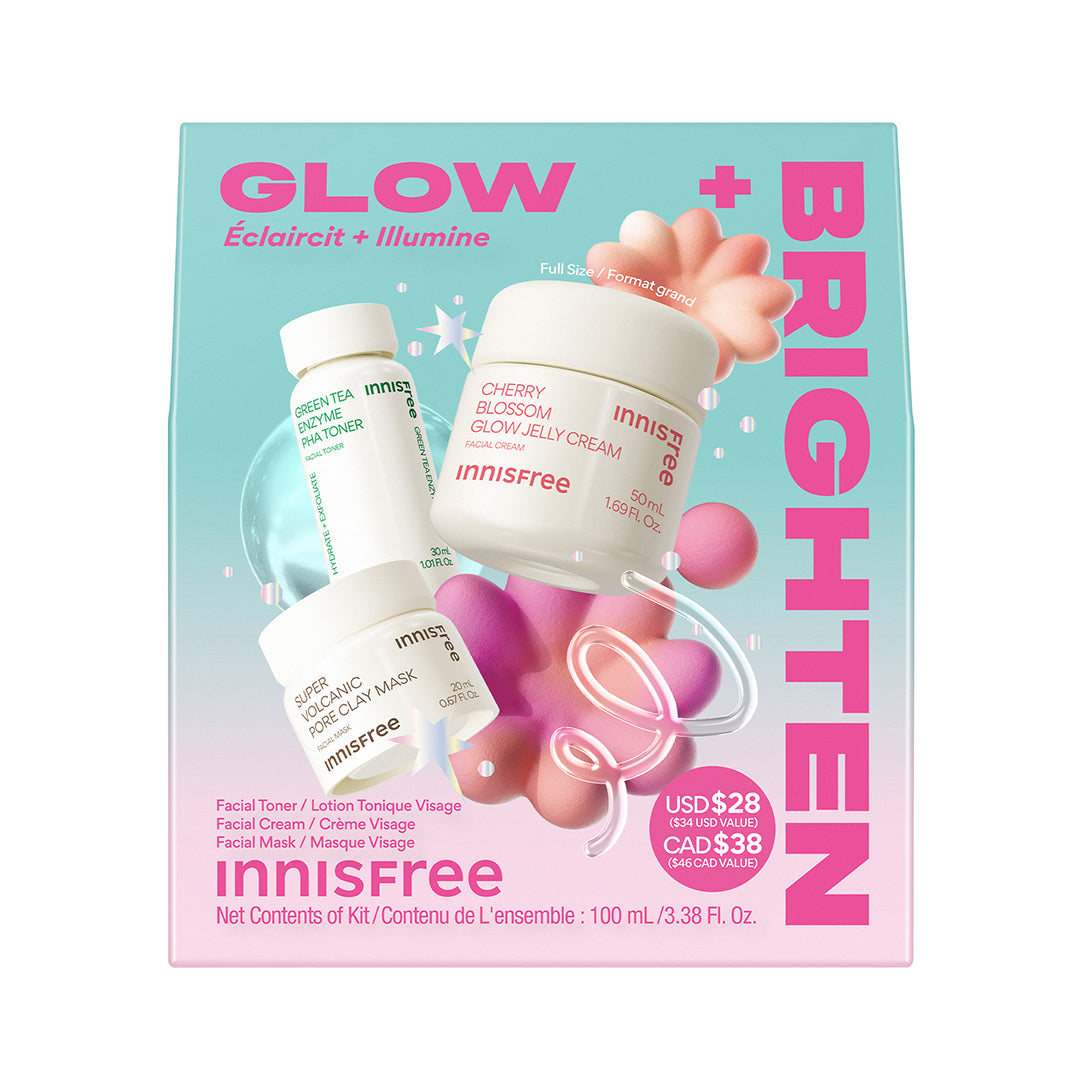 Glow + Brighten Skincare Set - Vitamin C Serum & Hyaluronic Acid Moisturizer for Radiant Skin | Anti-Aging & Dark Spot Treatment | Perfect for Daily Skincare Routine & Nighttime Regimen