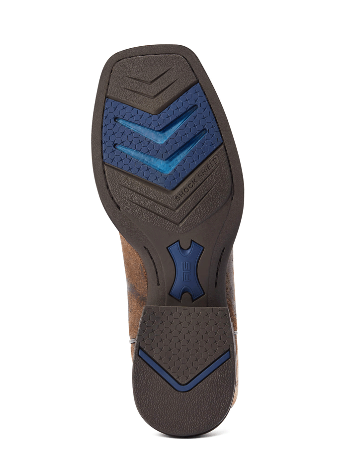 Ariat Men's Wilder Western Boot in Antique Grey - Durable Cowboy Boots for Riding, Work & Casual Wear