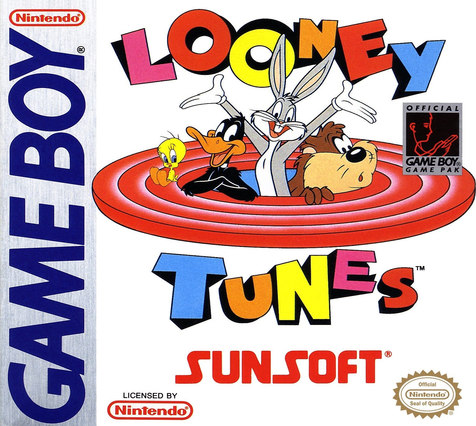 Vintage Looney Tunes Game Boy Video Games Cartridges - Classic Retro Gaming for Collectors & Nostalgia Lovers - Perfect for Gift Giving & 90s Themed Parties