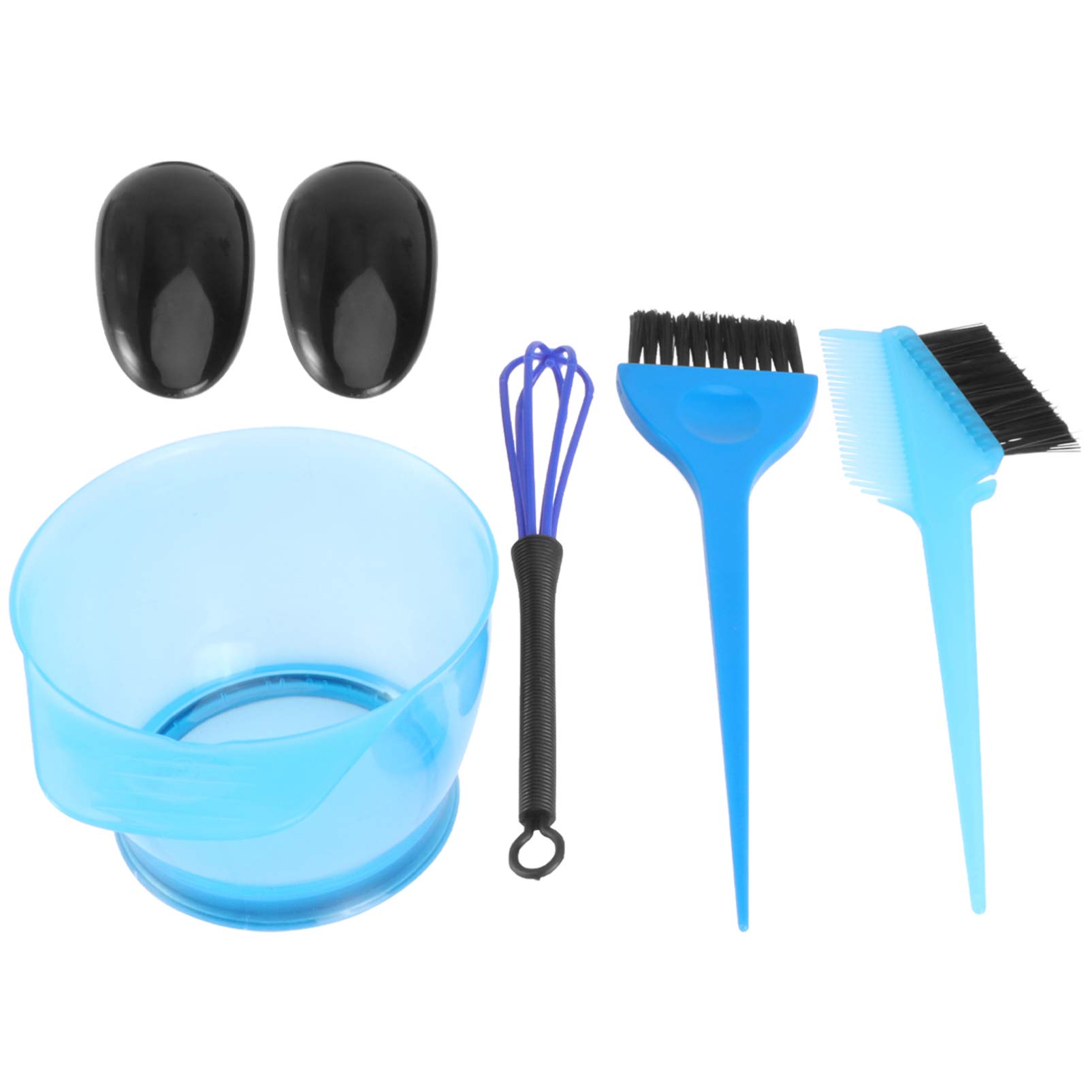 LALAFINA Hair Dye Brush & Bowl Set - Professional Hair Color Applicator Brush with Ear Covers - Complete Hair Coloring Tools Kit for Salon & Home Use