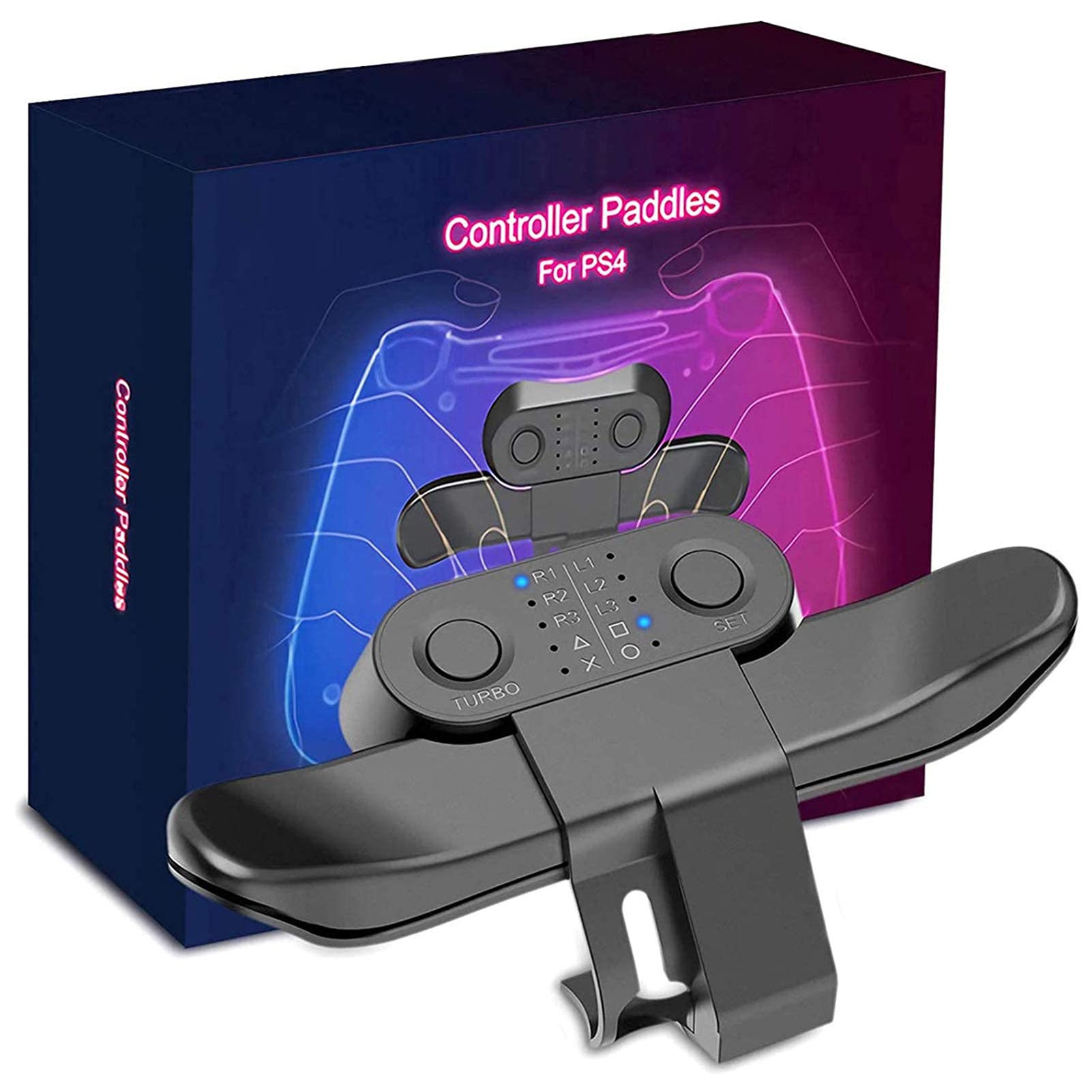 COITROZR PS4 Controller Paddles - Strike Pack & Back Button Attachment for PS4 Gamepad | Enhance Gaming Performance for FPS, Racing & Competitive Play