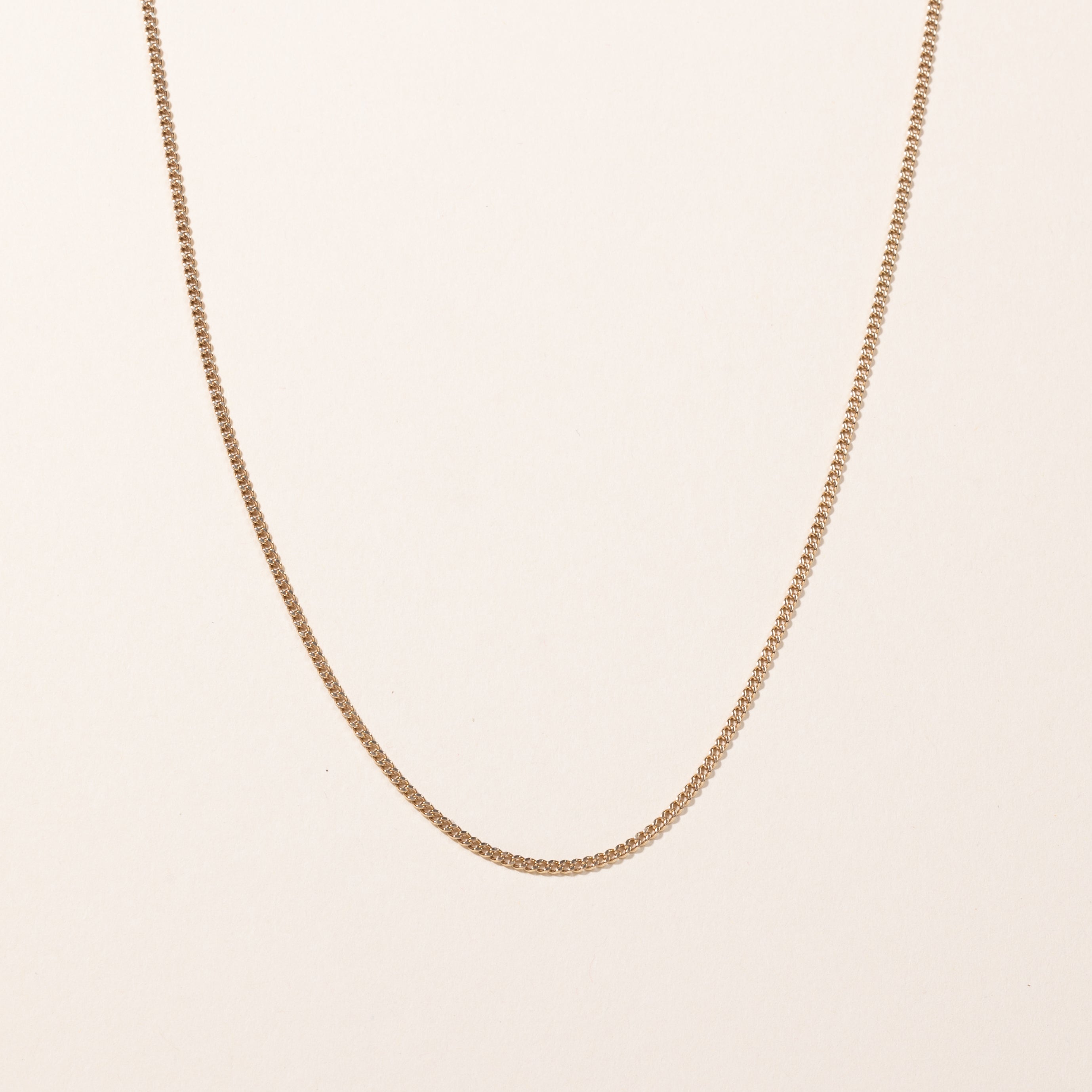 10K Yellow Gold Curb Link Chain Necklace - 24 Inch Classic Cuban Link Chain for Men & Women | Perfect for Everyday Wear, Gifts & Special Occasions