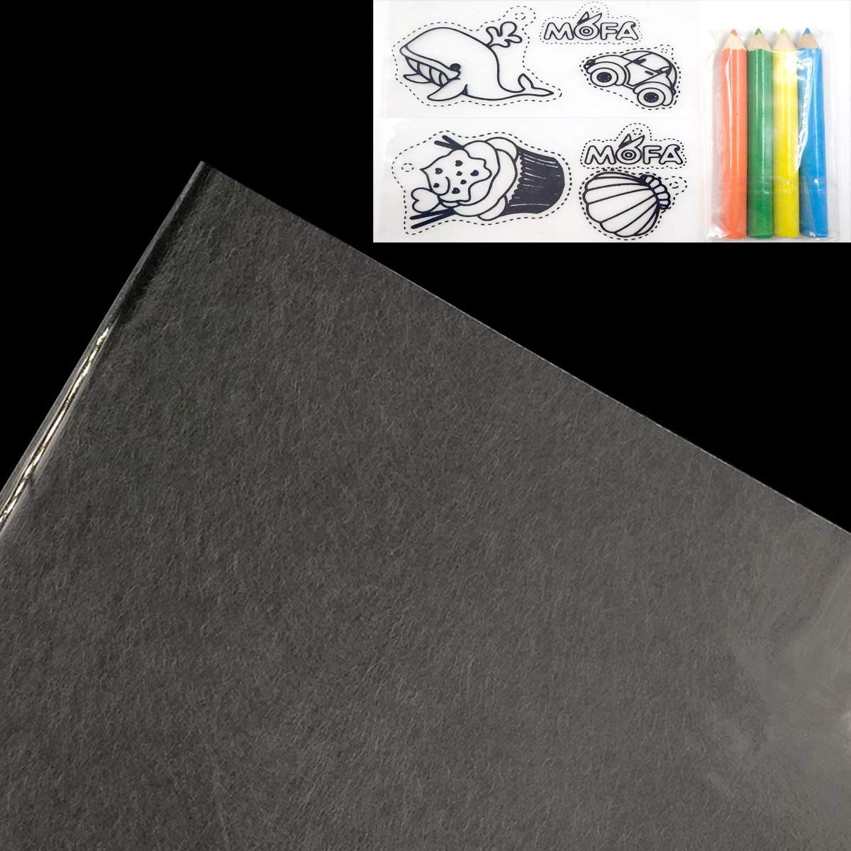 8 Pcs Heat Shrink Film for DIY Crafts - Frosted Surface Shrink Sheets for Jewelry Making, Keychains & Home Decor - Unprinted Semitransparent Material for Pendants, Bracelets & Gift Wrapping