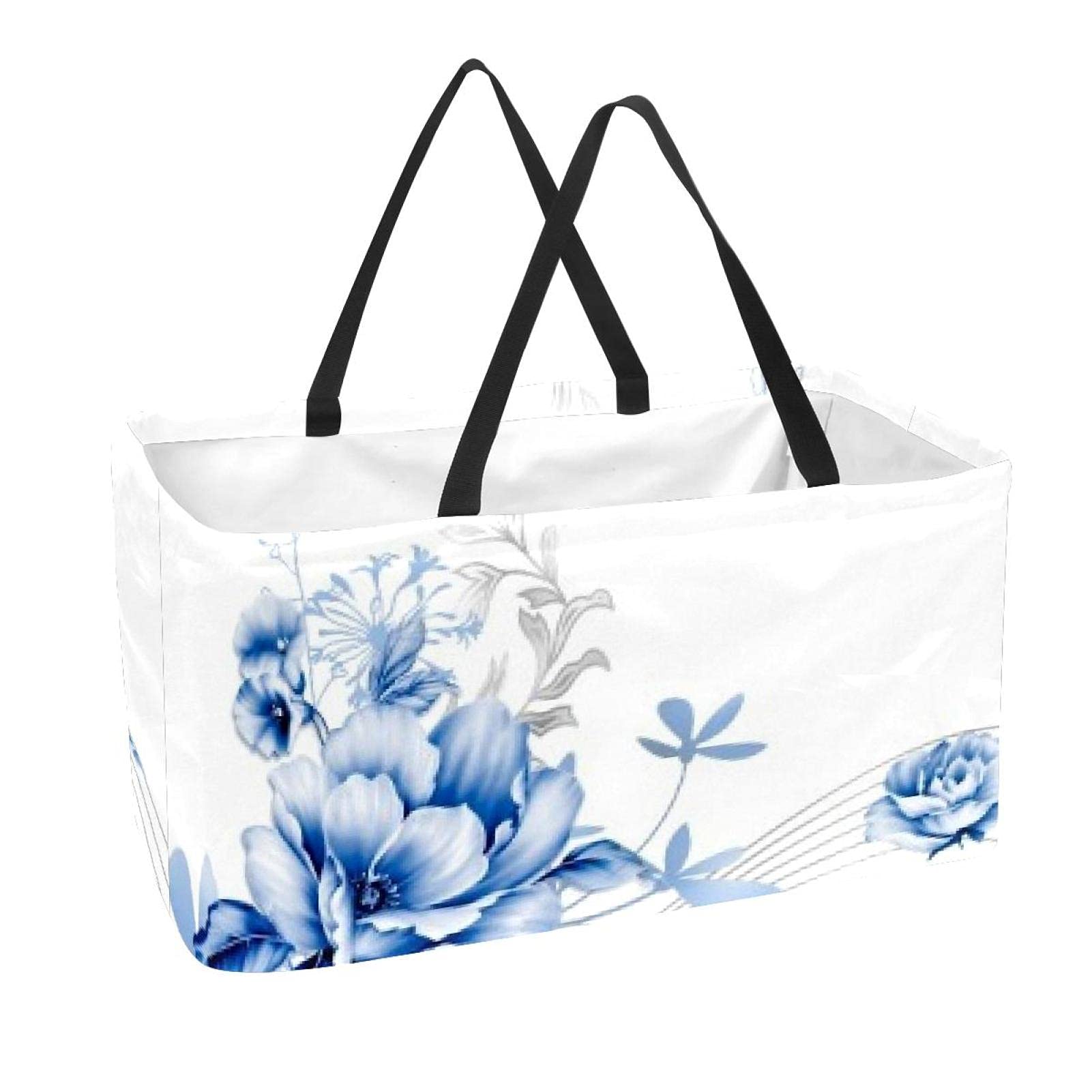 Large Foldable Grocery Basket - Washable & Durable for Shopping