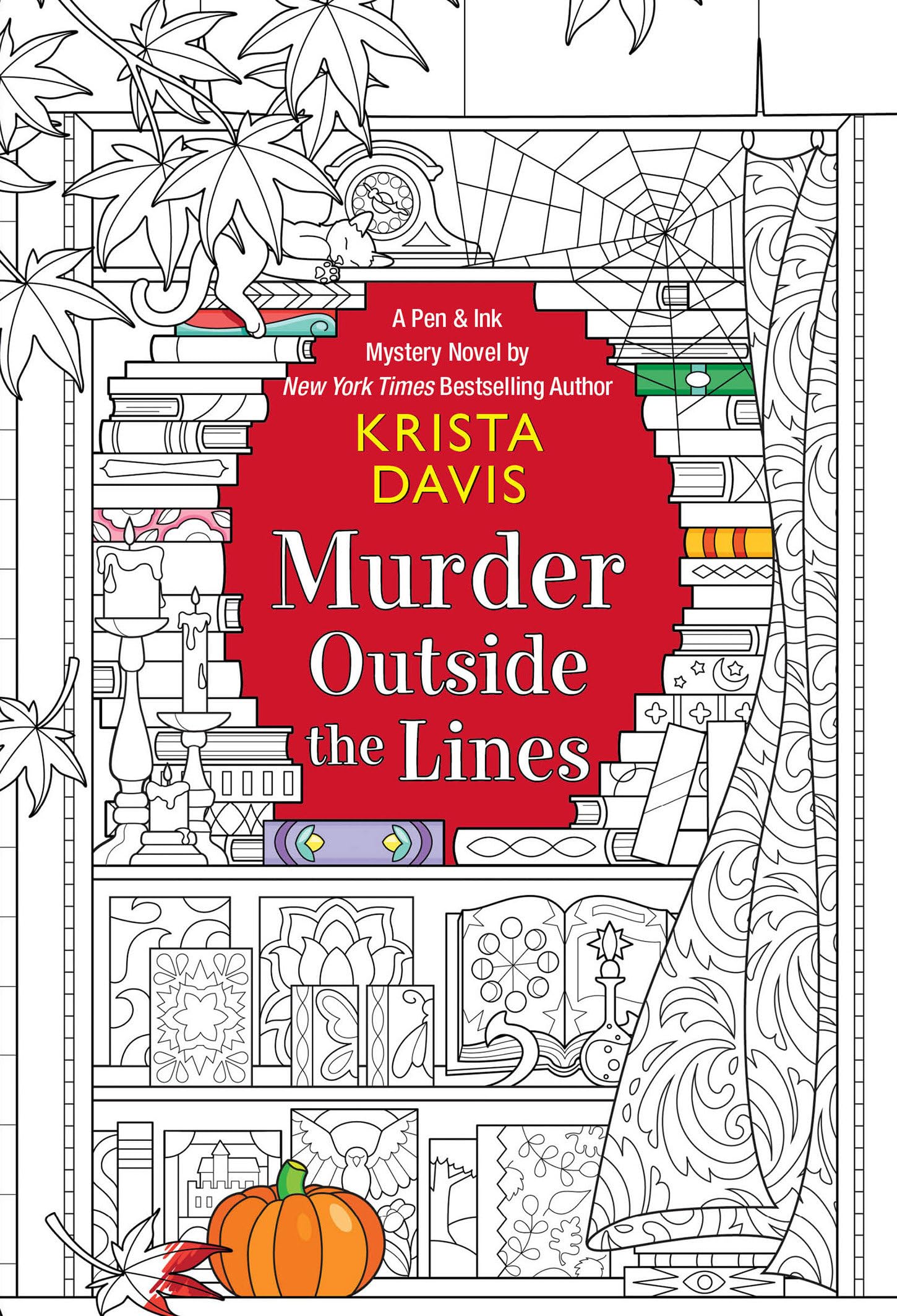 Murder Outside the Lines (Pen & Ink) - Crime Mystery Novel for Book Clubs & Thriller Lovers - Perfect for Reading Nights & Gifts