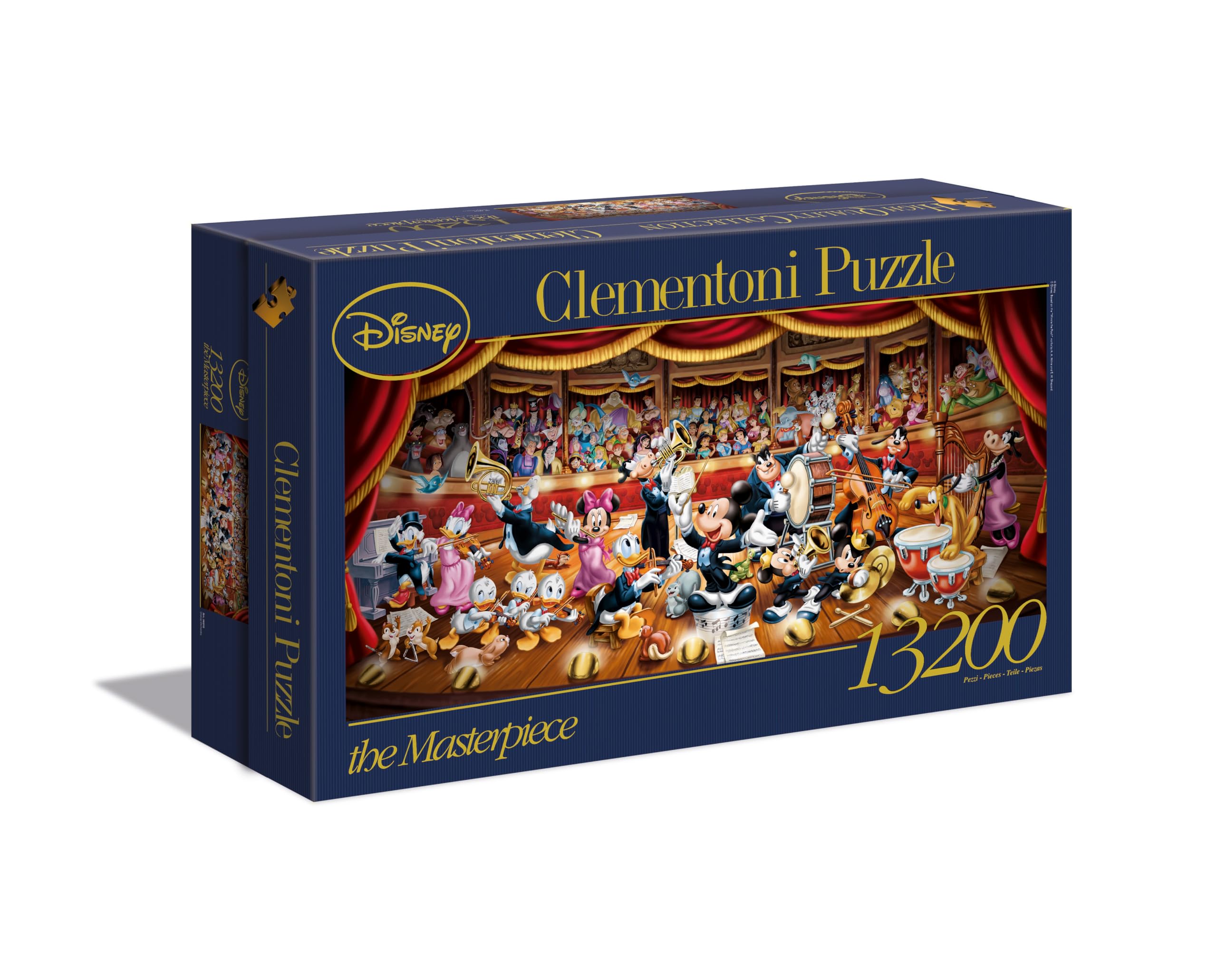 Disney Orchestra 13200-Piece Jigsaw Puzzle for Adults by Clementoni - Colorful & Challenging (Model 38010) - Perfect for Family Game Nights, Stress Relief & Home Decor