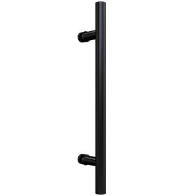 NORSK 450mm Single Pull Handle - Black or Satin Finish for Kitchen Cabinets & Drawers