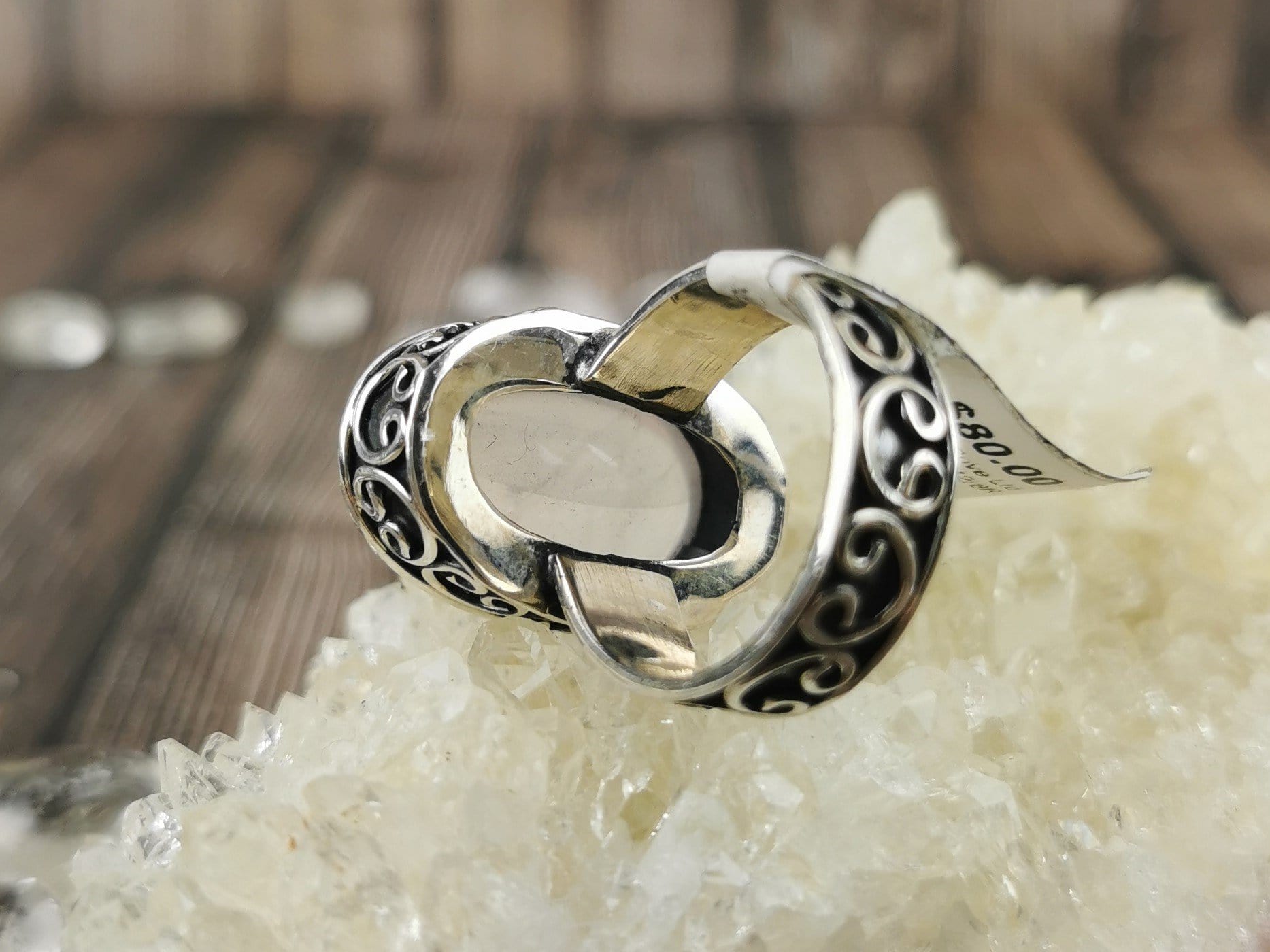 Chunky Rose Quartz Ring for Women Size 7.5 - Healing Crystal Jewelry for Spiritual Protection, Love & Positive Energy - Perfect for Meditation, Yoga & Everyday Wear