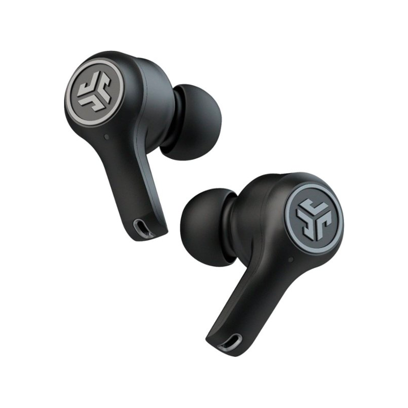 JLab Epic Air ANC True Wireless Earbuds - Black | Active Noise Cancelling Bluetooth Headphones for Workout, Travel & Commuting