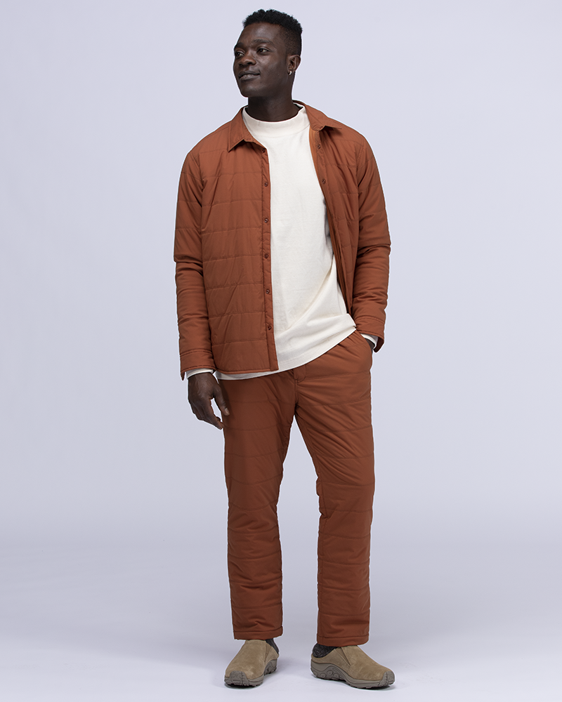 Eco-Friendly Recycled Cotton Mock Neck Long Sleeve T-Shirt for Men & Women - Sustainable Casual Wear for Everyday Comfort