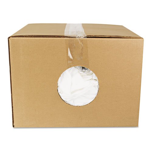 Bleached White T-Shirt Rags - 100% Cotton Cleaning Cloths - HOS 455-25BP by Hospital Specialty Co. | Perfect for Automotive Detailing, Household Cleaning & Workshop Use