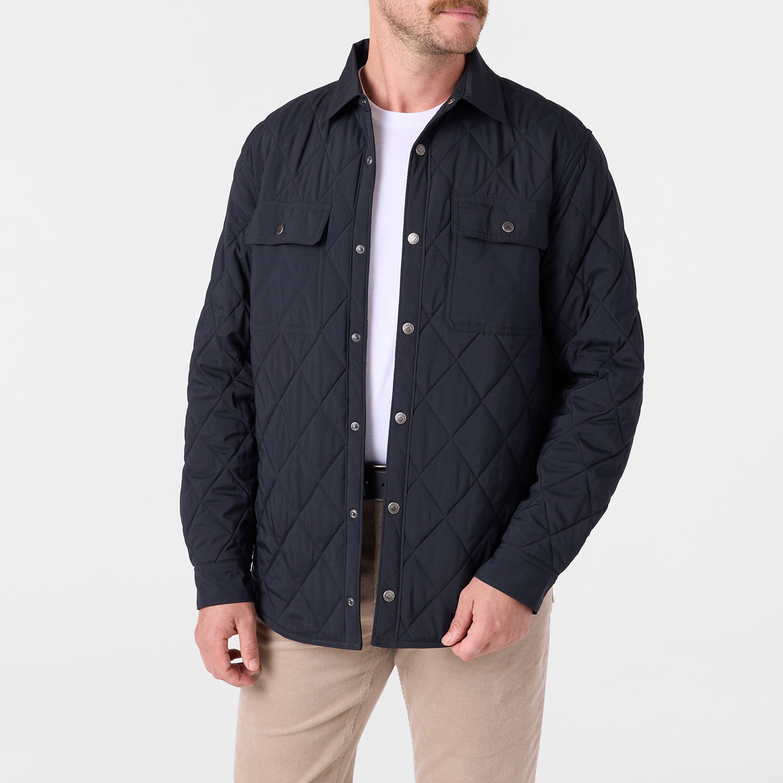 Belton Quilted Shirt Jacket for Men & Women - Lightweight, Stylish & Comfortable - Perfect for Outdoor Adventures, Casual Wear & Layering in Fall & Winter