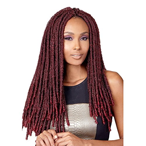 Bobbi Boss Synthetic Crochet Braids - Faux Locs Senegal Bomba Dreadlocks (1-Pack, 2) | Easy Protective Hairstyle for Women | Perfect for Everyday Wear & Special Occasions
