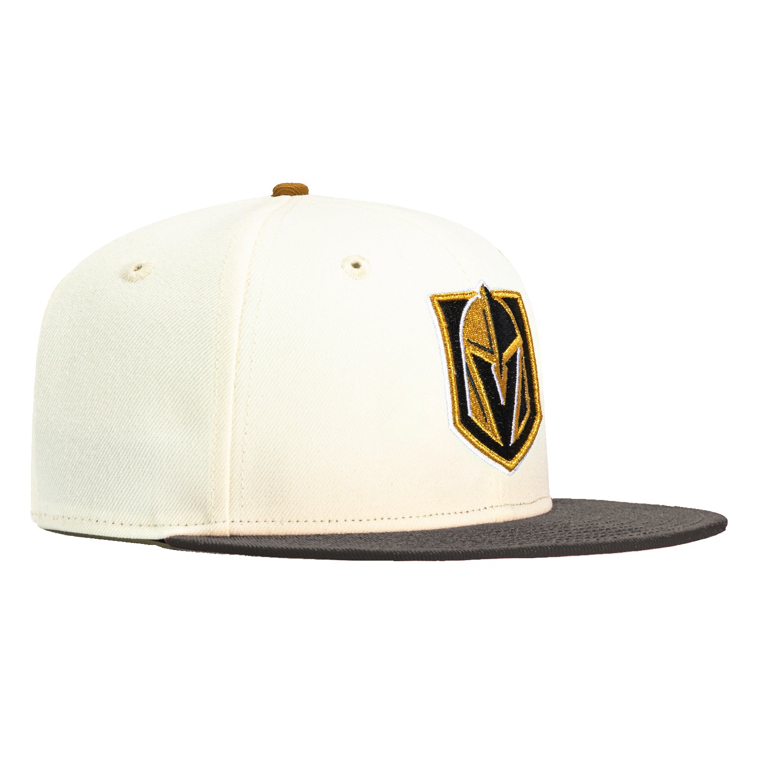 New Era 59Fifty MLB Vegas Golden Knights Snapback Hat - White & Graphite Adjustable Baseball Cap for Men & Women - Perfect for Sports Games, Streetwear & Casual Outfits