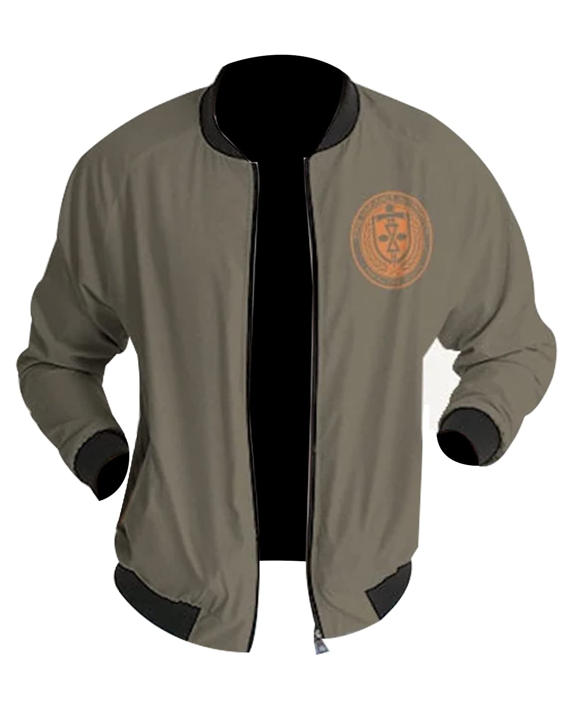 UGFashions Men's Tom Hiddleston Loki TVA Costume Jacket - Prison Outfit Bomber Windbreaker (Polyester) for Cosplay, Halloween & Comic Con