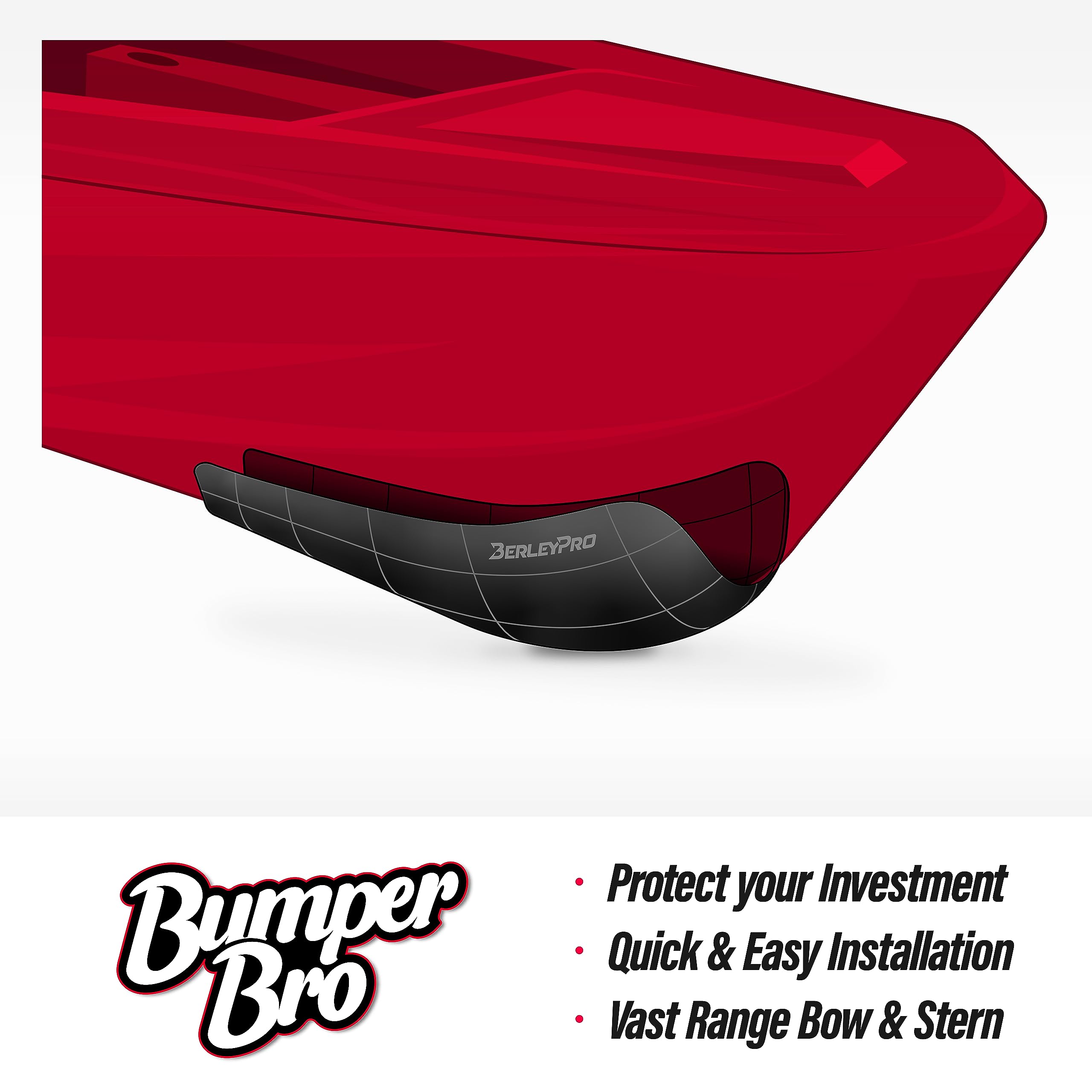 BerleyPro Bumper Bro Old Town Compatible Kayak Keel Guard - Durable Boat Protection for Kayak Fishing Accessories | Perfect for Saltwater & Freshwater Fishing Trips