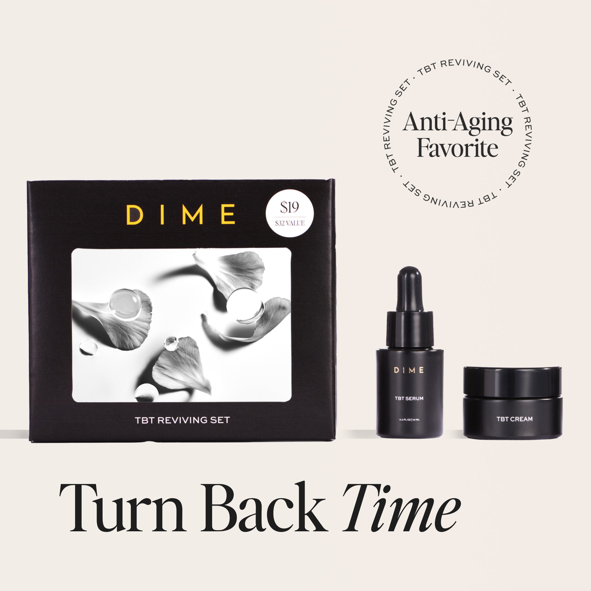 TBT® Reviving Set - Anti-Aging Skincare Kit for Youthful Glow | Perfect for Daily Skincare Routine & Nighttime Regimen