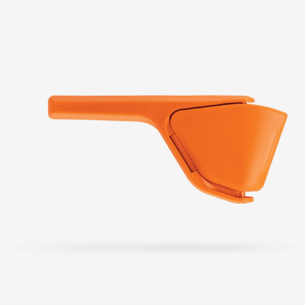 Dreamfarm Fluicer Orange - Premium Kitchen Gadget for Juicing & Squeezing Citrus Fruits - Perfect for Lemonade, Cocktails & Cooking