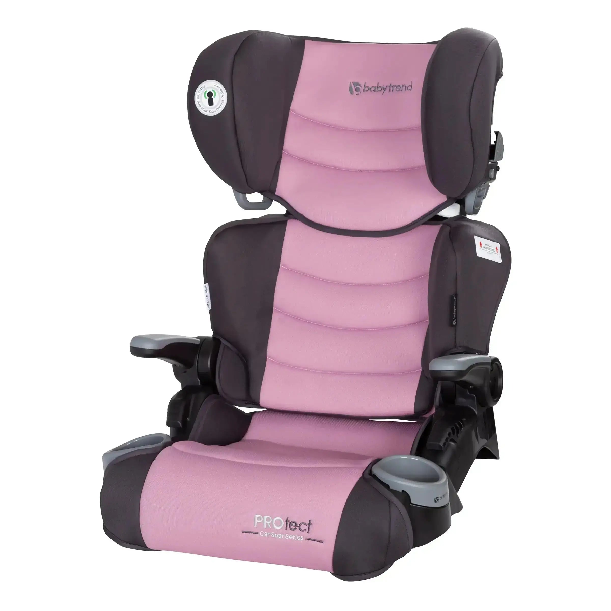 PROtect 2-in-1 Folding Booster Car Seat for Kids - Convertible High Back & Backless Car Seat for Travel & School - Safe & Portable for Toddlers 3-12 Years Old