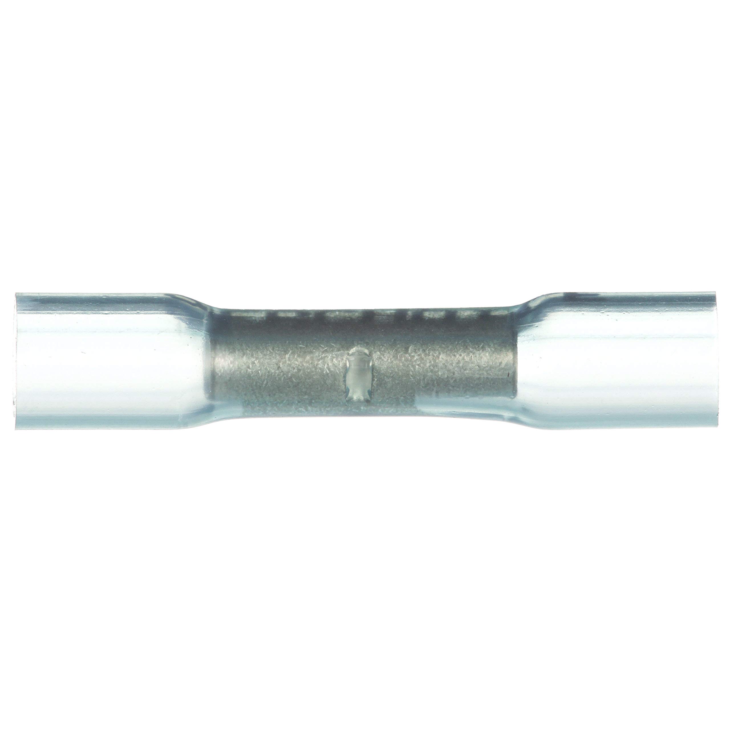 Seachoice Marine Grade Heat Shrink Butt Connectors - Blue 16-14 AWG Wire Range (Pack of 500) - Waterproof Electrical Splices for Boat Wiring, Automotive, RV & Outdoor Electrical Repairs