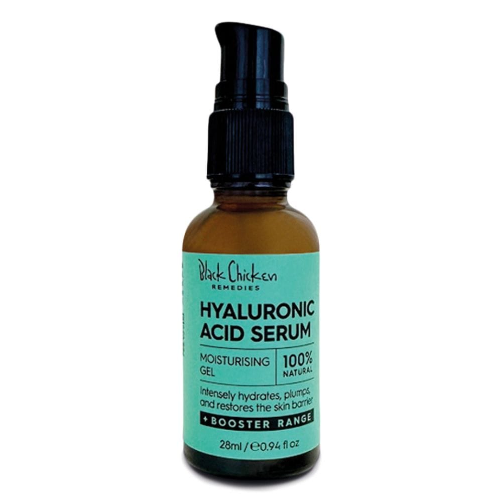 Black Chicken Remedies Hyaluronic Acid Serum Moisturizing Gel - Deep Hydration for Dry Skin, Anti-Aging Face Care, Day & Night Use