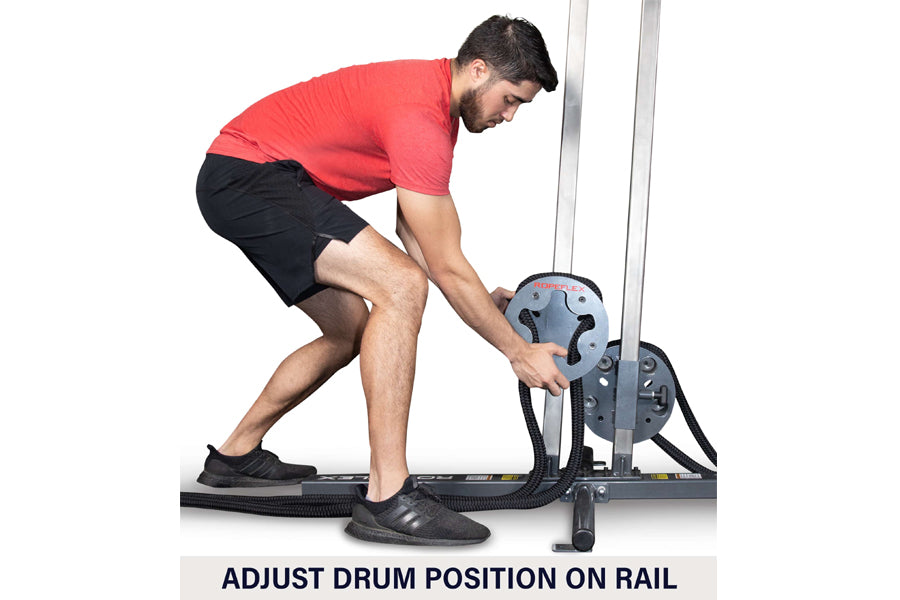 Ropeflex RX1500 Upright Rope Trainer - Professional Home Gym Equipment for Full Body Workout | Perfect for Cardio, Strength Training & CrossFit | Summer Sale with Extra 6% Off