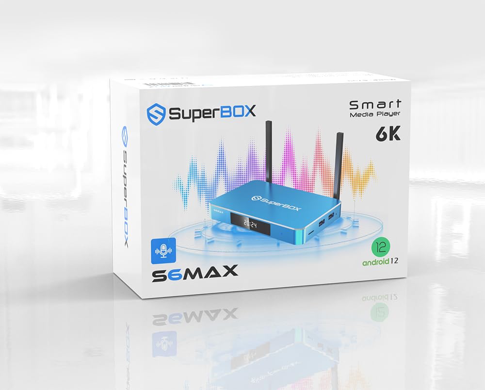 2025 Version 6K HDR Streaming Media Player - Watch Movies, TV Shows & Sports with Voice Remote | Perfect for Home Theater & Entertainment Systems
