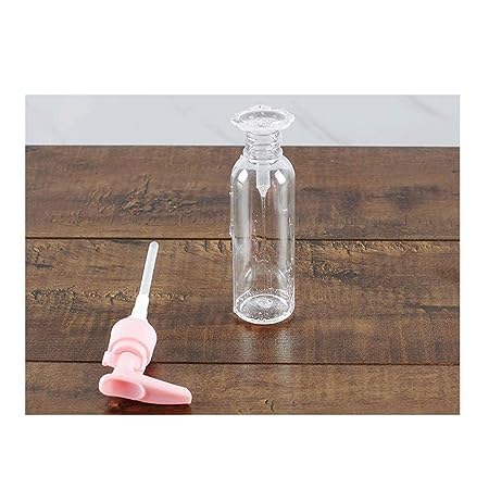 Refillable Pressurized Spray Bottles for Toiletries & Cosmetics | 9-Piece Travel-Size Empty Liquid Containers for Face Cream, Lotion & More | Perfect for Airplane Travel, Gym Bag & Home Use (Green)