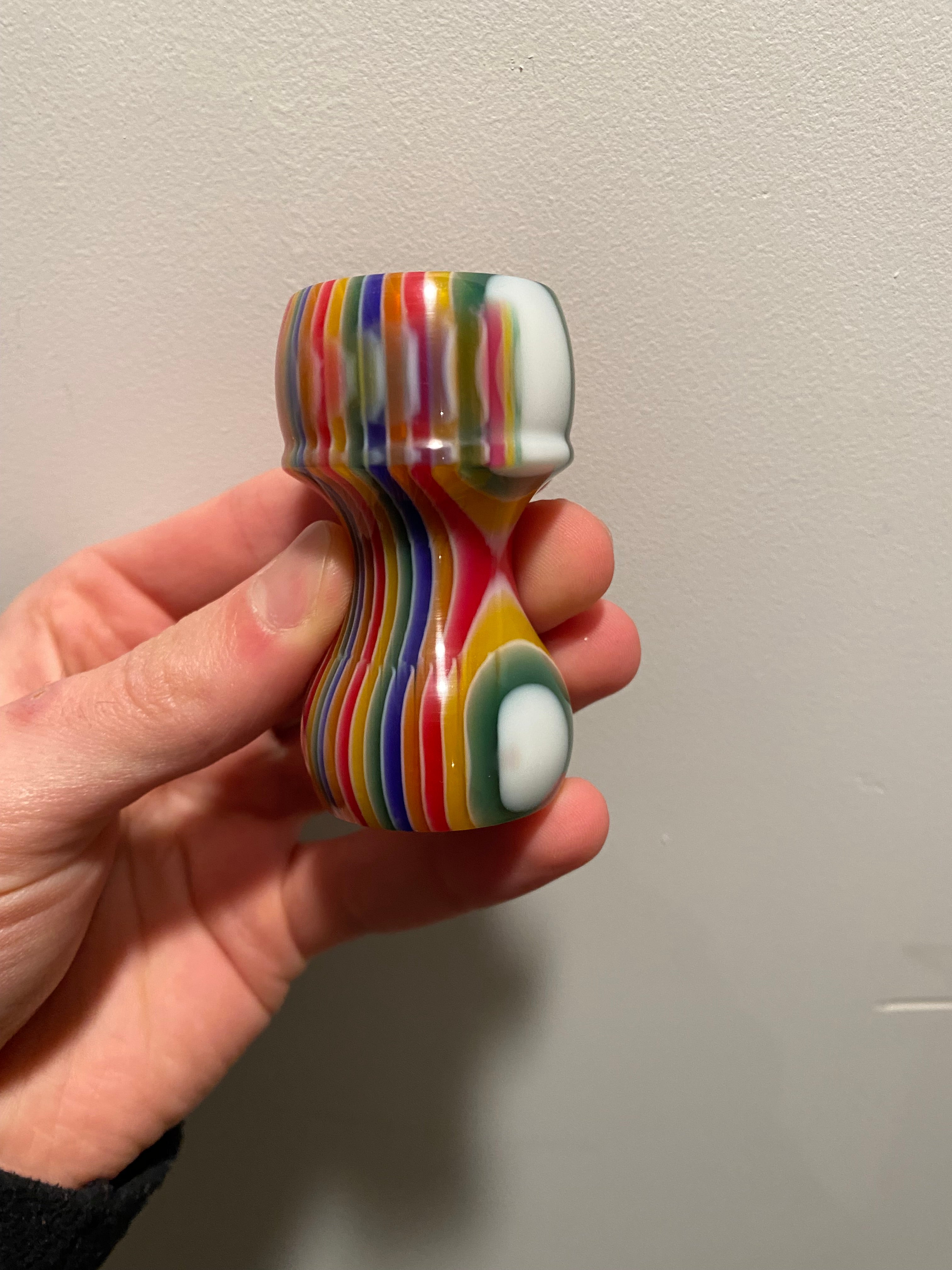 Handcrafted Candy Stripe Shaving Brush Handle - Fits 24mm & 26mm Knots - Premium Factory Second - Perfect for Wet Shaving & Grooming Kits