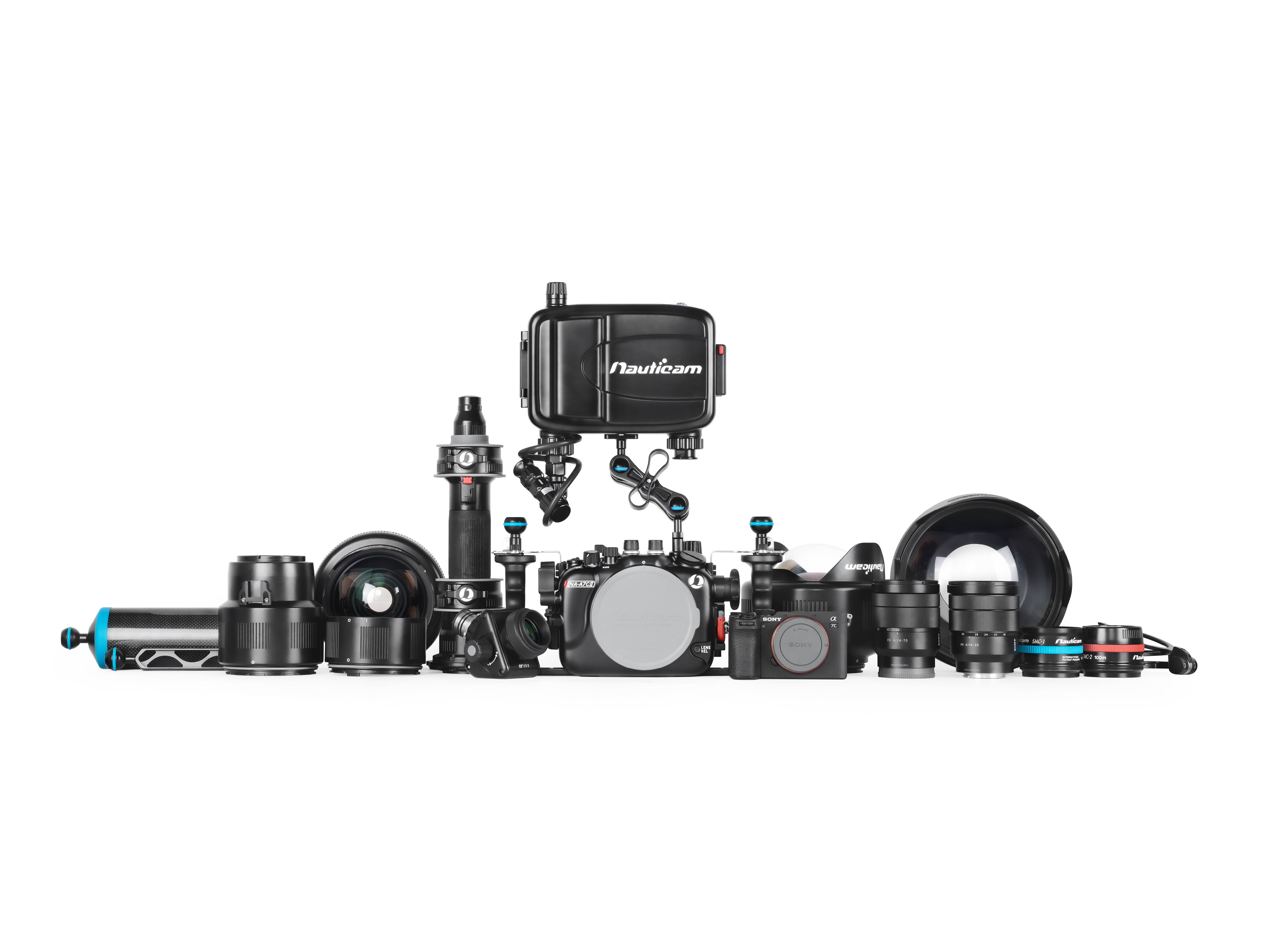 Waterproof Underwater Housing Case for Sony A7CII & A7C R Camera - Scuba Diving, Snorkeling & Marine Photography Protection