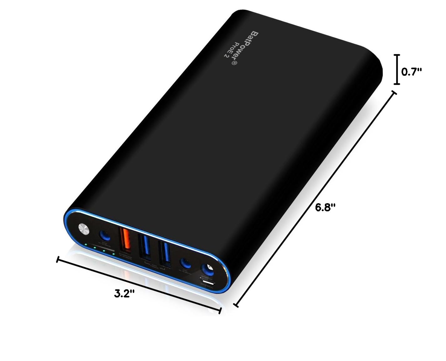 BatPower EX7H 98Wh Laptop Power Bank - Portable Charger for HP Pavilion, Envy, Spectre, Chromebook & More | Fast Charging External Battery for Laptops & Smartphones | Perfect for Travel, Work & Emergency Power Backup