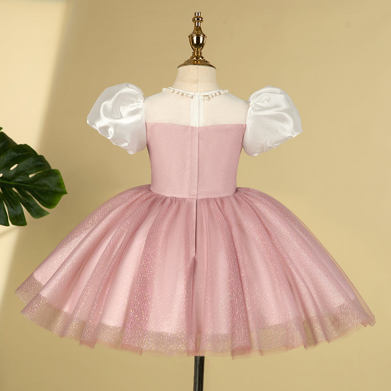 Sparkly Toddler Girl Princess Dress with Sequin Embroidery - Perfect for Prom, Birthday Parties & Special Occasions
