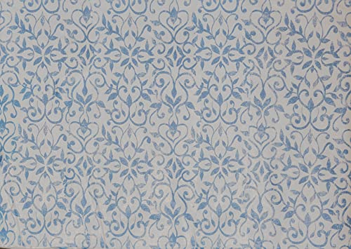 Floral Vines Blue