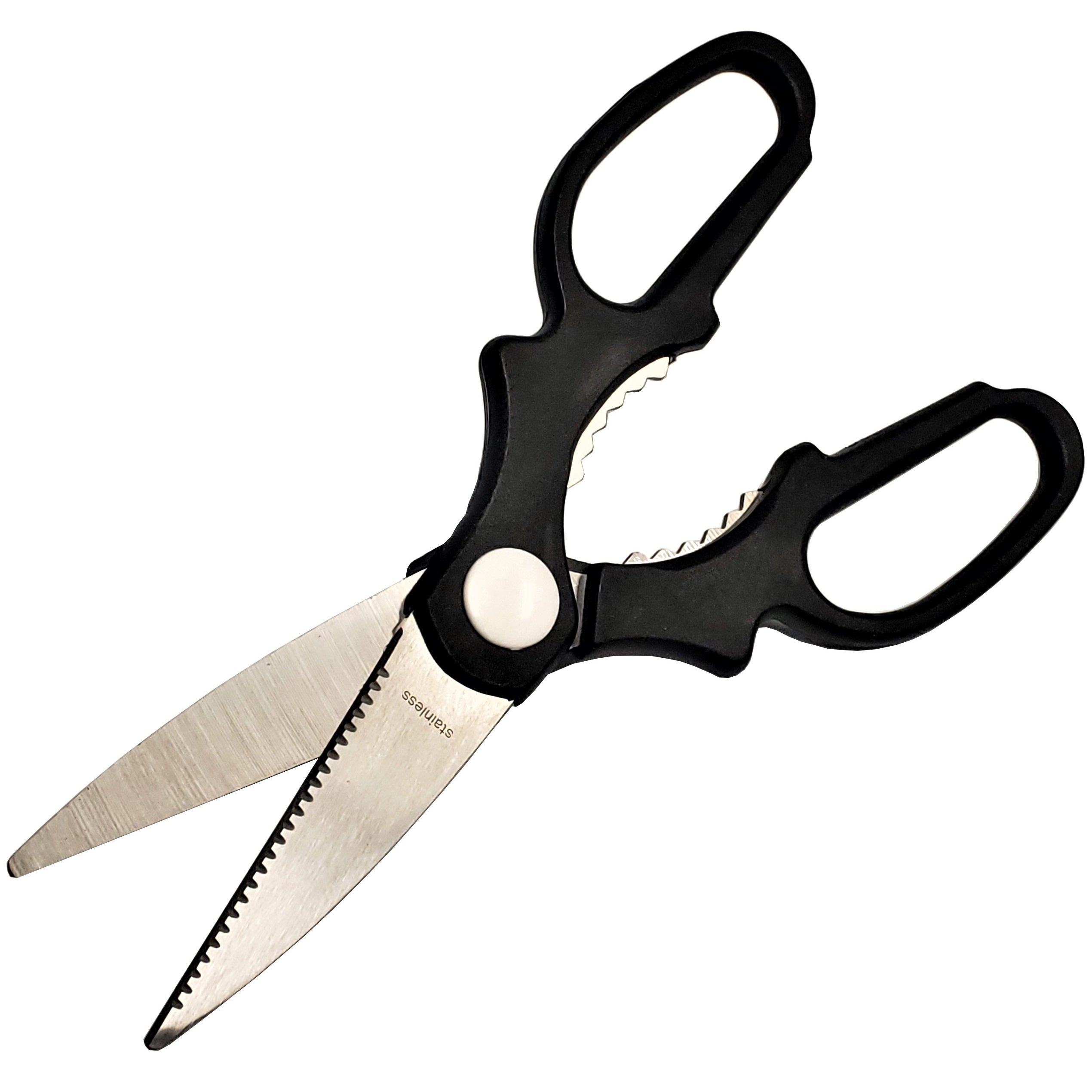 Premium Stainless Steel Poultry Scissors - Heavy Duty Chicken, Rabbit & Quail Processing Shears for Butchering, Hunting & Farm Use | Kitchen, Outdoor & Survival Tool