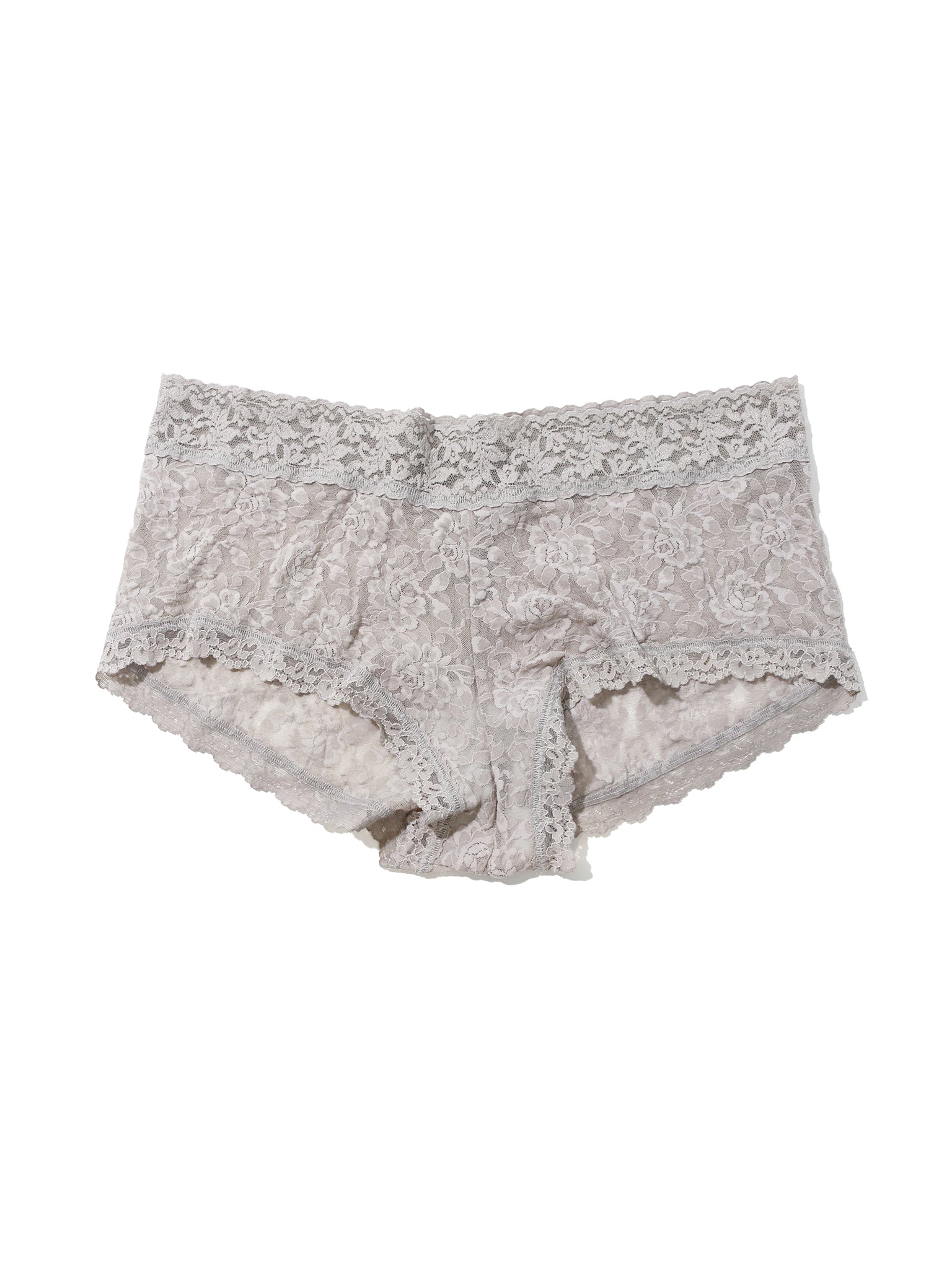 Plus Size Signature Lace Boyshorts - Comfortable Women's Underwear for Curvy Figures | Perfect for Everyday Wear, Sleepwear & Lounge