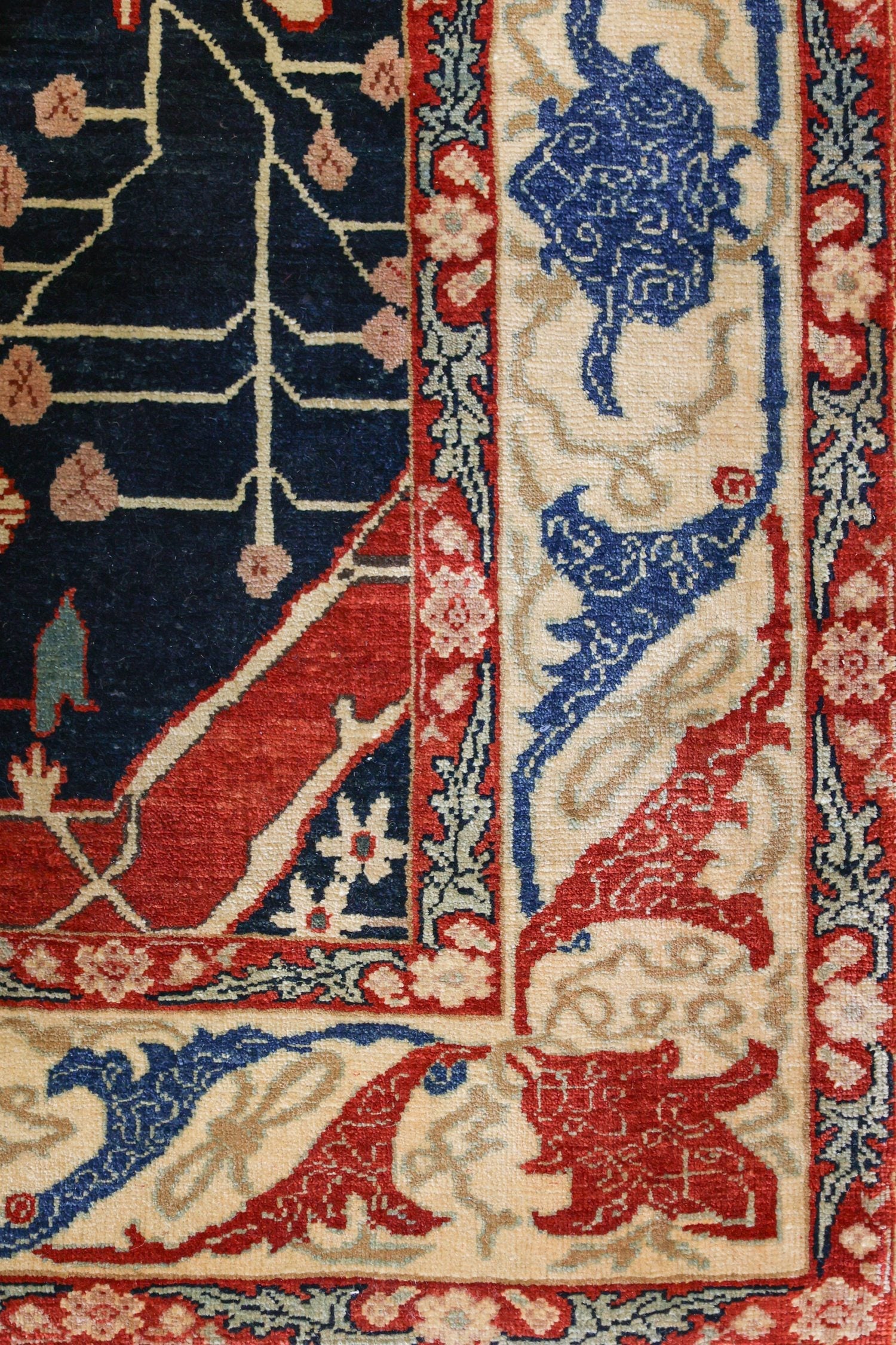 Handwoven Arabesque Tribal Area Rug J75422 – Bohemian Style Home Decor for Living Room, Bedroom & Office