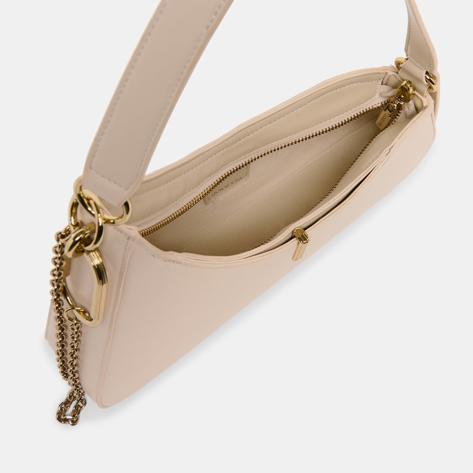 PRYA Genuine Leather Shoulder Bag in Creme - Stylish & Durable Crossbody Purse for Women, Perfect for Work, Travel & Everyday Use