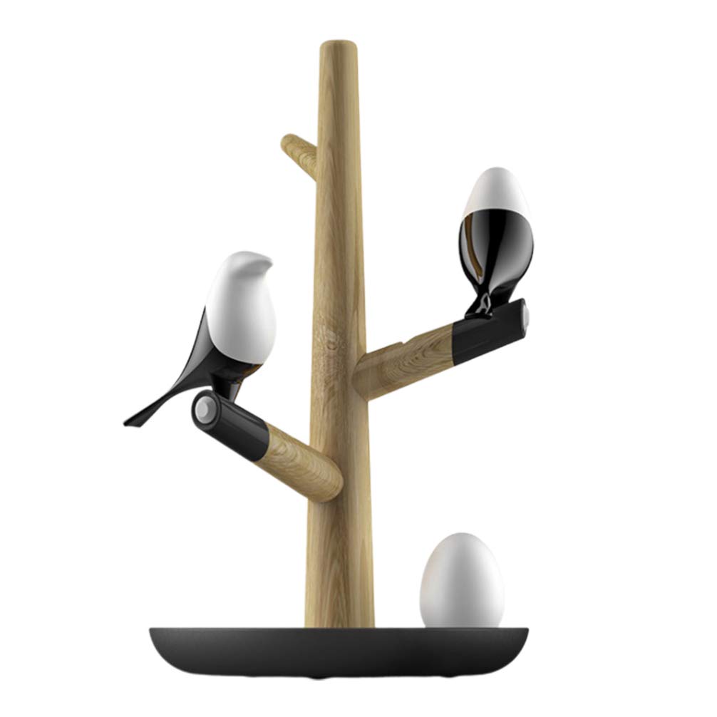 Motion Sensor Night Light - USB Charging Desk Lamp with Creative Tree Branch Bird Design for Bedroom, Living Room, Home Decor | Perfect for Night Reading, Nursery Room, Hallway & Bathroom Lighting