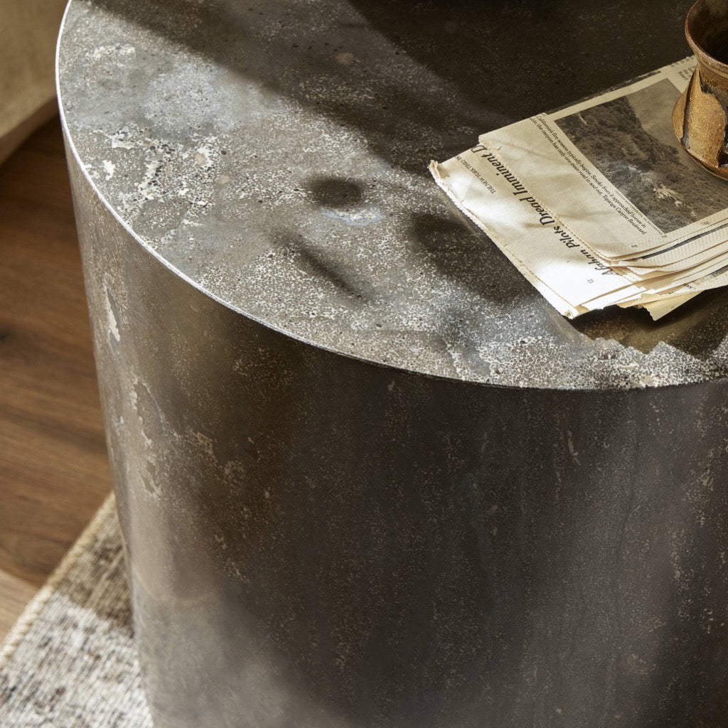 Stylish Bluestone End Table by Kramer - Perfect for Living Room, Bedroom, or Office Decor