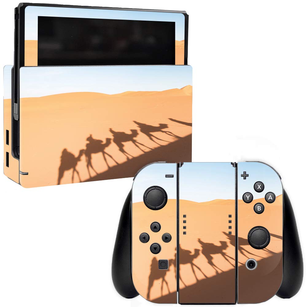 MightySkins Protective Vinyl Decal Wrap Cover for Nintendo Switch - Desert Shadows | Durable, Customizable Skin | Easy to Apply & Remove | Made in USA | Perfect for Gaming, Travel & Personalization