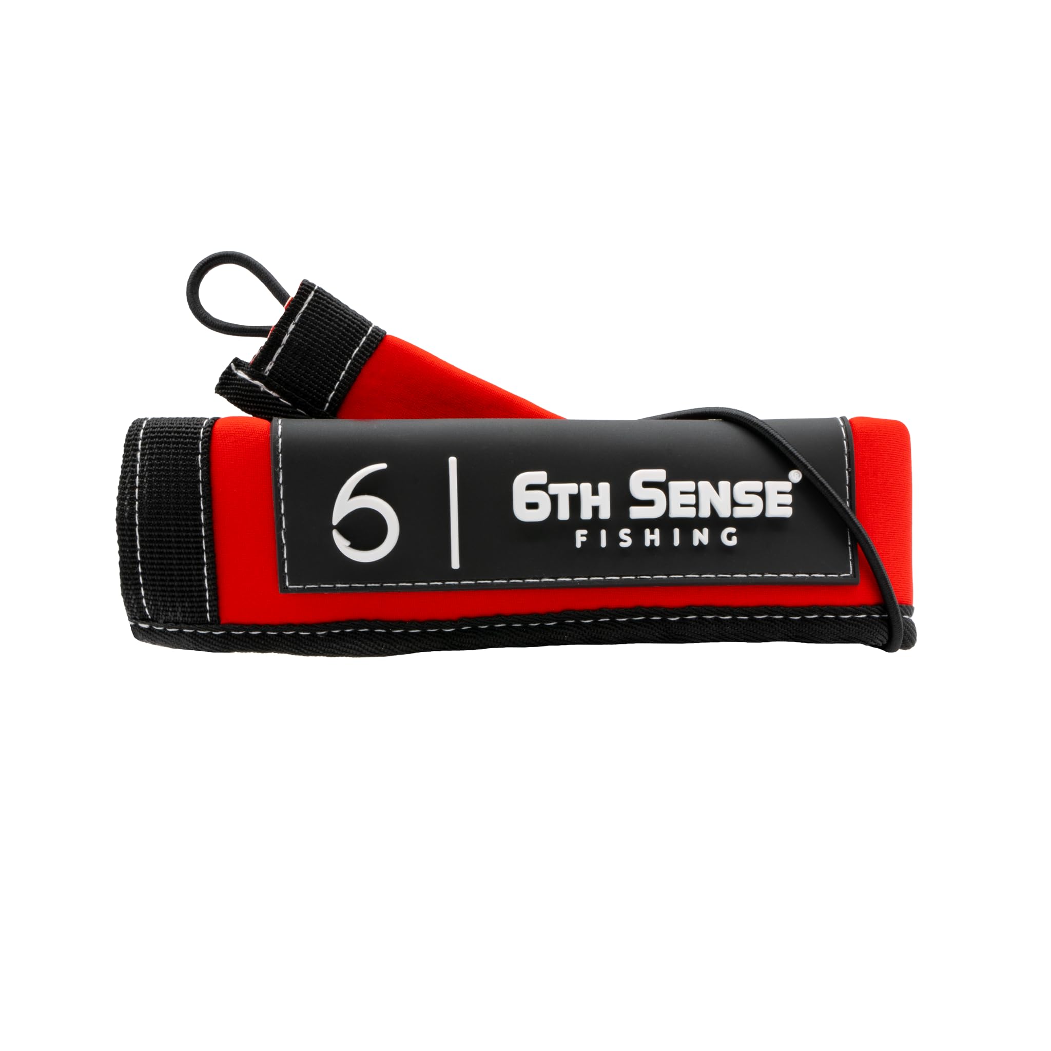 6th Sense ProSix Rod Sleeve - Hook-Resistant Neoprene Fishing Rod Covers for Superior Durability - Color-Coded Rod Storage & Organization - Floating Material (Baitcasting, Red) - Perfect for Boat, Kayak & Shore Fishing Gear Protection