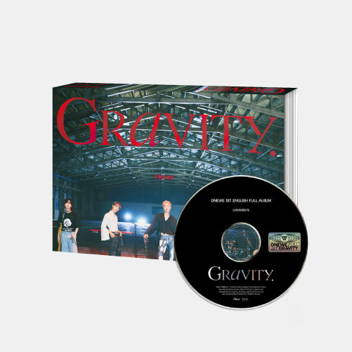 ONEWE 1st English Full Album 'GRAVITY' - K-Pop Rock Band Physical CD - Perfect for K-Pop Collectors & Music Lovers | Great for Gifts, Home Decor & Car Rides