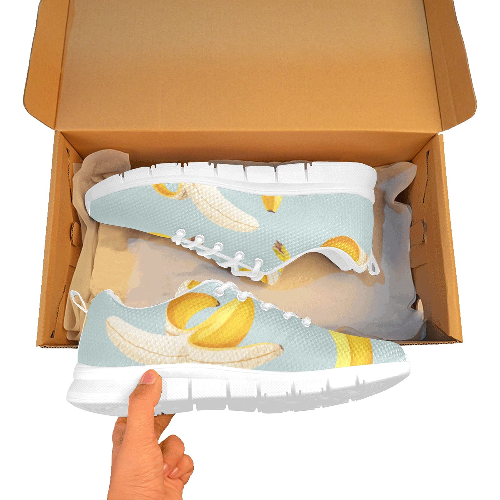 ANANGTEE Women's Butterfly Sneakers - Lightweight Breathable Slip-On Walking Shoes with Arch Support & Non-Slip Sole | Comfortable Casual Tennis Shoes for Women (US Size 13) | Perfect for Walking, Gym, Travel & Everyday Wear