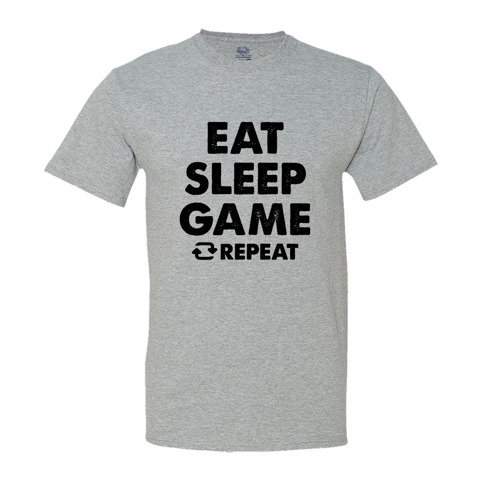 Funny Eat Sleep Game T-Shirt for Gamers - Cool Gamer Tee for Casual Wear & Gaming Events