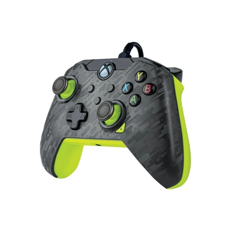 PowerA Wired Controller for Xbox Series X/S - Enhanced Grip & Electric Carbon Design - Perfect for Gaming, Streaming & Competitive Play