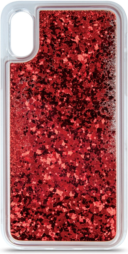 Apple iPhone 11 Case - Sparkle Liquid Glitter Protective Cover (Red) - Slim Fit Shockproof Phone Case for Everyday Use & Special Occasions