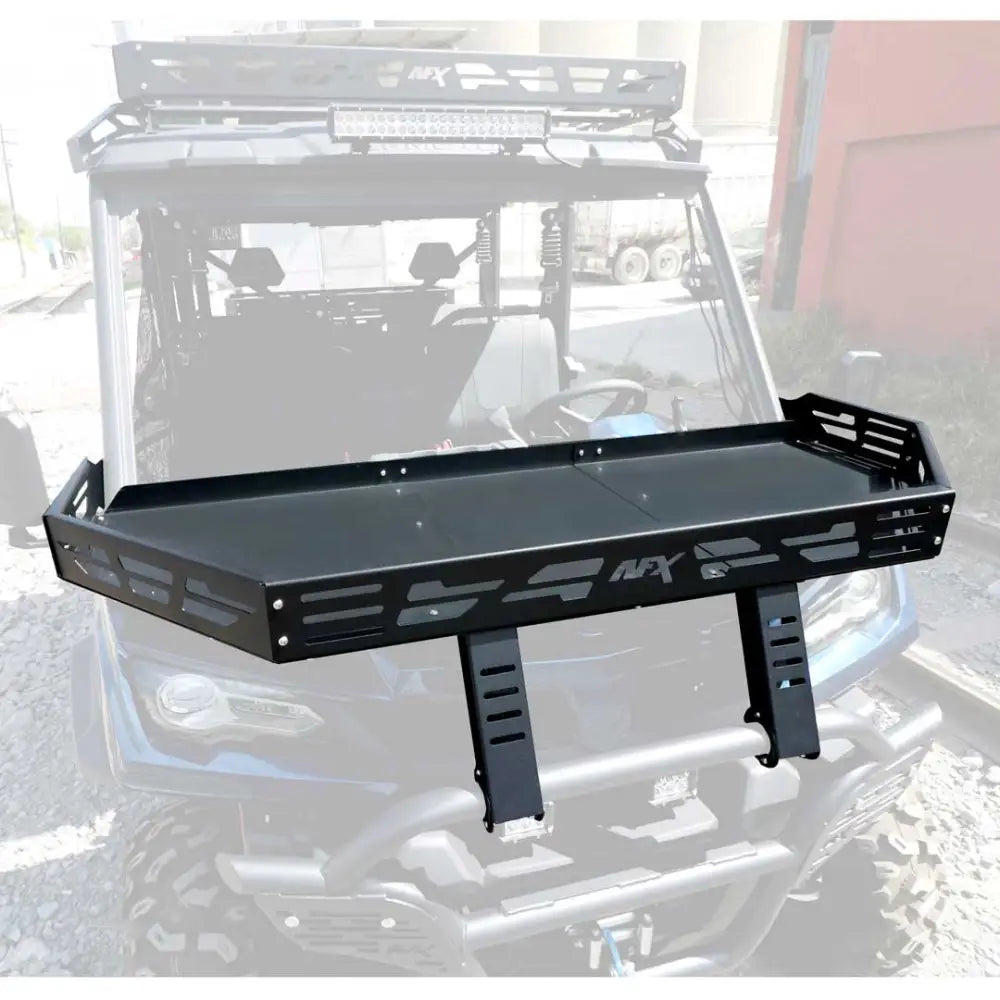 CFMoto UForce 1000 Front Basket - Heavy Duty Utility Cargo Carrier for 2021-2024 Models - Perfect for Hunting, Camping & Farm Work Accessories