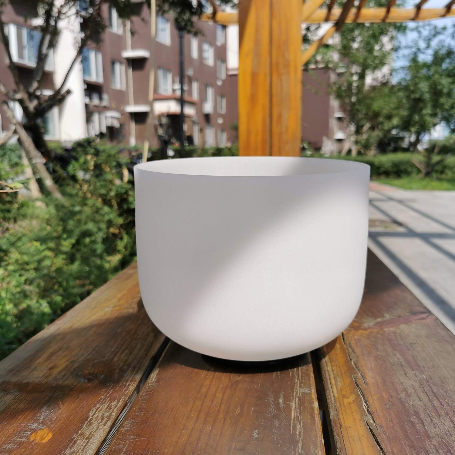 10 Inch 432Hz Crystal Singing Bowl - D Note Sacral Chakra Sound Healing Bowl with Carrying Case for Yoga, Meditation & Sound Therapy | Perfect for Relaxation, Stress Relief & Energy Balancing