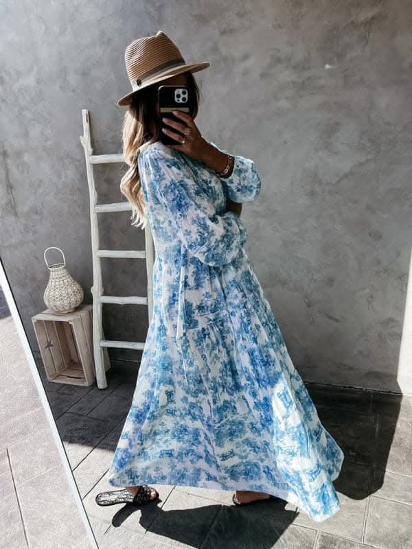 Stylish Animal Print Ruffle Dress for Women - Elegant Party & Evening Wear - Perfect for Date Nights, Cocktail Parties & Special Occasions