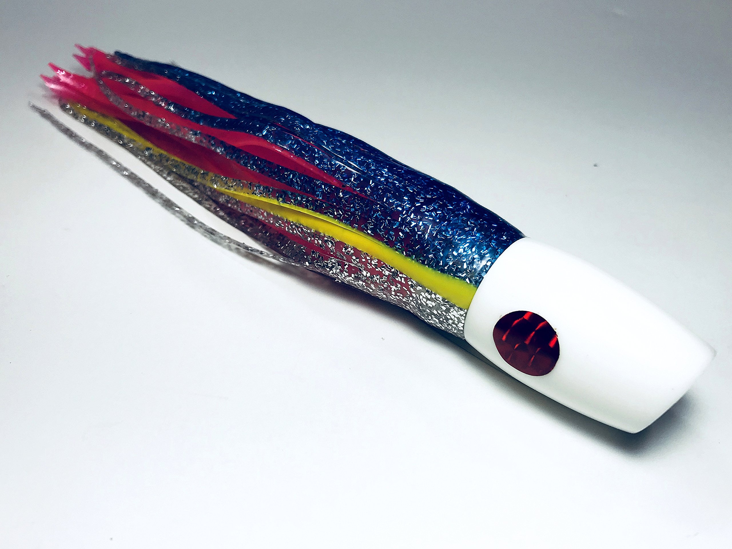 Premium White Kona Slant Saltwater Fishing Lure - Ideal for Marlin, Tuna, Mahi, Wahoo & Dolphin - Perfect for Offshore Trolling & Deep Sea Fishing Adventures